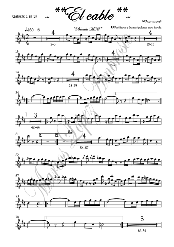 La imagen puede contener una previsualizacion de una partitura